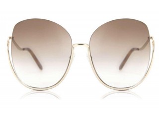 نظارات كليوي ذهبية Chloe sunglasses