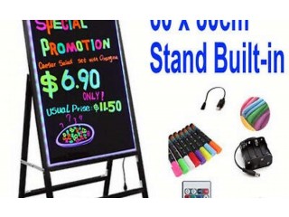 
                        LED Writing board with stand (80*90)                                            