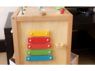 
                        wooden activity box                                            