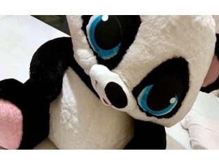 
                        BIG FLUFFY PANDA BEAR TOY                                            