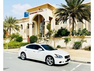  NISSAN MAXIMA 3.5 2014 GCC SPECS LESS KM FULL OPTION SUNROOF CRUISE CAMERA 