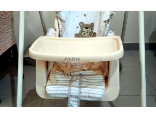 
                        كرسي مع ارجوحة مع كرسي طعام                                            