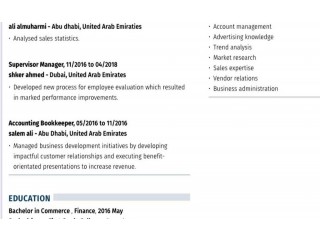 
                        لدي خبره في المحاسبه والإدارة والإشراف وتخليص المعاملات                                            