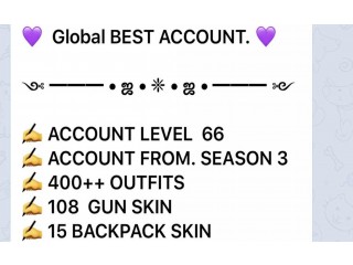 
                        PUBG ACCOUNTS ID                                            