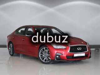 
                            
                            AED 2,400/month | INFINITI Q50 3.0T Red Sport 400hp | FREE INSURANCE AND FREE REGISTRATION l
                            
                        