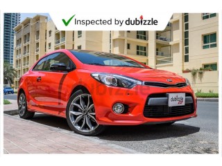 
                            
                            AED677/month | 2017 Kia Koup Cerato 1.6T-GDI | Full Kia Service History | GCC Specs | Coupe
                            
                        