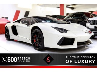 
                            
                            2014 - LAMBORGHINI AVENTADOR ROADSTER LP700-4  WITH FULL SERVICE HISTORY- GCC SPECS-!!PERFECT DEAL!!
                            
                        