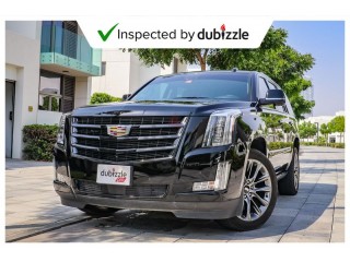 
                            
                            AED3992/month | 2019 Cadillac Escalade 6.2L | Full Cadillac Service History | Warranty | 8 Seater
                            
                        