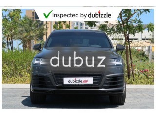 
                            
                            AED3838/month | 2019 Audi Q7 S-Line Limited Black Carbon Fibre Edition 3.0L | 7 Seater | GCC Specs
                            
                        