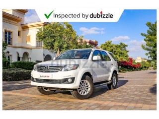 
                            
                            AED1144/month | 2015 Toyota Fortuner EXR 2.7L | Full Toyota service history | 7 seater | GCC specs
                            
                        