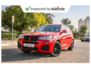 
                            
                            AED2079/month | 2016 BMW X3 xDrive28i 2.0L | Full BMW service history | Warranty+Service 2021 | GCC
                            
                        
