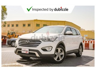 
                            
                            AED726/month | 2014 Hyundai Grand Santa Fe 3.3L | Full Hyundai service history | 7 seater | GCC
                            
                        
