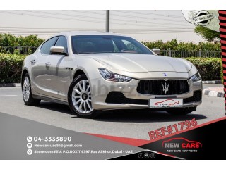
                            
                            MASERATI GHIBLI - 2016 - GCC - 2335 AED/MONTHLY - UNDER DEALER WARRANTY
                            
                        