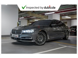 
                            
                            AED3838/month | 2017 BMW 750Li Master Class 4.4L | Full BMW Service History | Warranty + Service
                            
                        