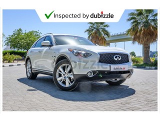 
                            
                            AED1836/month | 2018 Infiniti QX70 Luxury 3.6L | Full Infiniti Service History | Warranty | GCC
                            
                        
