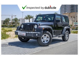 
                            
                            AED1144/month | 2015 Jeep Wrangler Sport 3.6L | Full Service History | GCC Specs
                            
                        