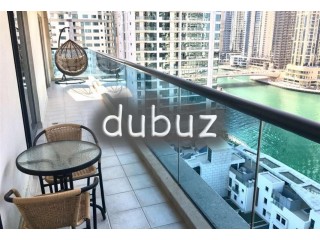 Furnished FULL marina view 2BR in Time Place Tower