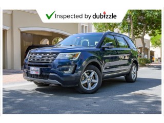 
                            
                            AED1533/month | 2017 Ford Explorer XLT 3.5L | Full Ford Service History | Warranty | GCC Specs
                            
                        