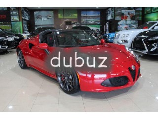 
                            
                            *BEST DEAL EVER* 2019 ALFA ROMEO 4C SPIDER- ZERO KM BRAND NEW FULL CARBONFIBER CONVERTIBLE
                            
                        