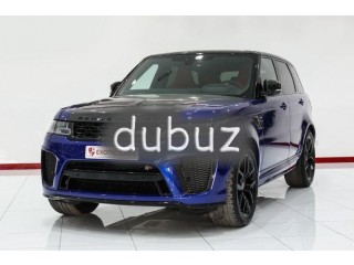 
                            
                            Range Rover Sport SVR 2020 Blue-Red+Black Brand New
                            
                        