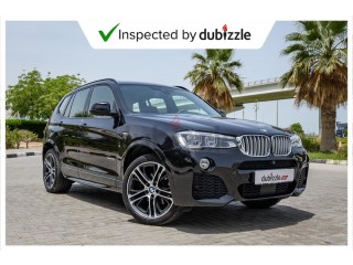 
                            
                            AED 1867/month | 2017 BMW X3 M-Sport xDrive 2.0L | Full BMW Service History | Warranty + Service
                            
                        