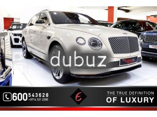 
                            
                            2018!! BENTAYGA I GCC I LOW MILES I REAR DVD I CARBON FIBER EXTERIOR TRIMS I WARRANTY+SERVICE PACK !
                            
                        