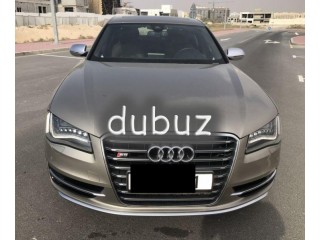 
                            
                            2014 Audi S8 S Line 49000 km only full service history Gcc specs
                            
                        