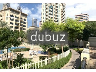 3BR With Courtyard UPGRADED Unit With Pool View In Al Ghaf