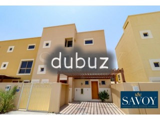 Spacious 4 BR THouse|Al Raha Garden|Corner Unit
