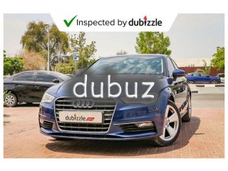 
                            
                            AED726/month | 2015 Audi A3 30TFSI 1.4L | Full Audi Service History | GCC Specs
                            
                        