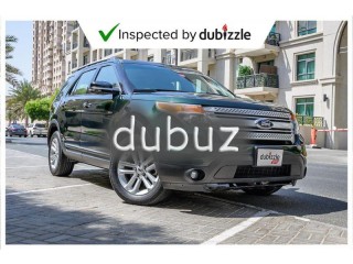 
                            
                            AED1328/month | 2013 Ford Explorer XLT 3.5L | Full Service History | 7 Seater | GCC Specs
                            
                        