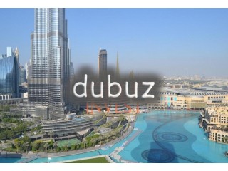 2 BR With Full Burj &amp; Fountain | Open Study Room