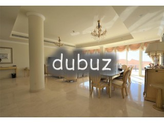 Best Offer|Stunning Sea View 4BR+Maid's room Penthouse