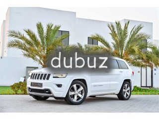 
                            
                            1,645 P.M | Grand Cherokee Overland V8 | 0% Downpayment | Full Option | Exceptional Condition!
                            
                        