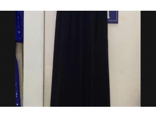 فستان خروج لون ازرق واسود