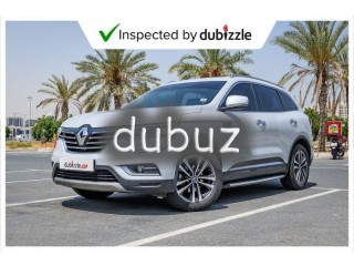 
                            
                            AED1100/month | 2018 Renault Koleos 2.5L | Full Renault Service History | Warranty | GCC Specs
                            
                        
