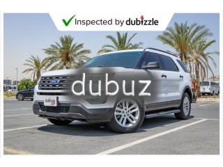 
                            
                            AED1227/month | 2016 Ford Explorer 3.5L | Full Ford Service History | 7 Seater | GCC Specs
                            
                        