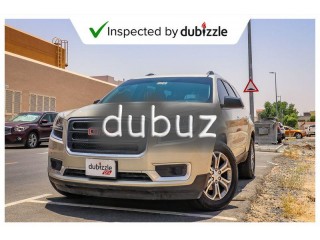 
                            
                            AE821/month | 2015 GMC Acadia 3.6L | Full Service History | 8 Seater | GCC Specs
                            
                        
