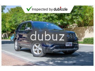 
                            
                            AED1398/month | 2017 Ford Explorer XLT 3.5L | Full Ford Service History | Warranty | GCC Specs
                            
                        