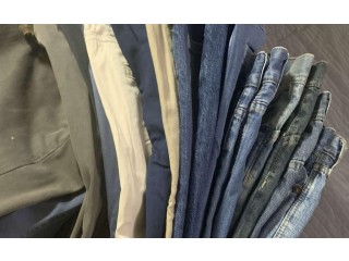 
                        17 Linen & jeans trousers.. used once / never used .. size 32                                            