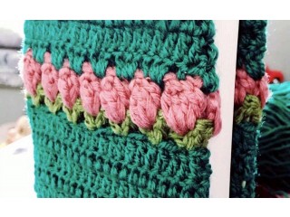 سليبر كروشيه + تلبيسة كتاب مميز