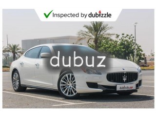 
                            
                            AED2098/month | 2016 Maserati Quattroporte 3.0L | Full Service History | GCC Specs
                            
                        