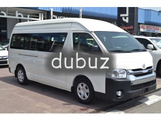 
                            
                            Toyota Hiace 2017 Passenger Van High Roof 2.7L Perfect Condition Monthly 1525/- 5 years @ 0% d/p
                            
                        