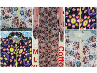 
                        ثوب قطن نسائي خفيف جميل                                            