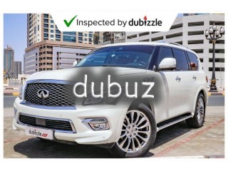 
                            
                            AED2818/month | 2016 Infiniti QX80 5.6L | Full Infiniti Service History | 8 Seater | GCC Specs
                            
                        