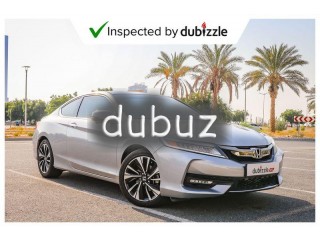 
                            
                            AED1144/month | 2016 Honda Accord 3.5L | Full Honda Service History | Warranty | Coupe | GCC Specs
                            
                        