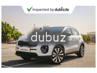 
                            
                            AED912/month | 2017 Kia Sportage 2.0L | Full Kia Service History | GCC Specs
                            
                        