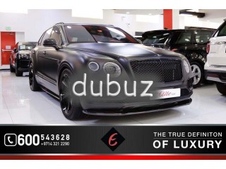 
                            
                            2017!! BENTLEY BENTAYGA I MATTE BACK I CARBON-FIBER EXTERIOR I REAR DVD I ORIGINAL AKRAPOVIC EXHAUST
                            
                        