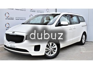 
                            
                            KIA CARNIVAL 3.3L EX 2017 GCC SPECS STARTING FROM 49,900 DHS
                            
                        