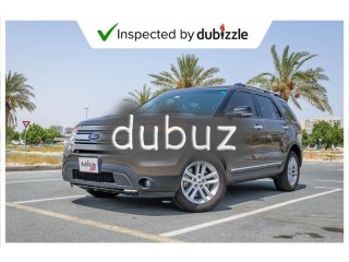 
                            
                            AED1087/month | 2015 Ford Explorer XLT 3.5L | Full Ford Service History | 7 Seater | GCC Specs
                            
                        